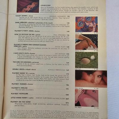 3 Vintage Playboy Magazines  (LR-JS)