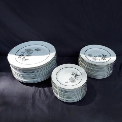 Vintage Nocturne Yamaka Japan Eight Place Setting China Set (OB4-BBL)