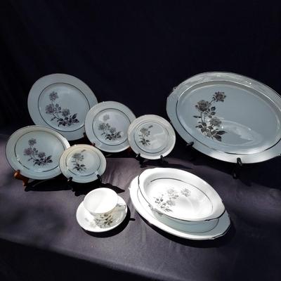 Vintage Nocturne Yamaka Japan Eight Place Setting China Set (OB4-BBL)