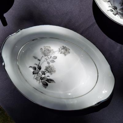 Vintage Nocturne Yamaka Japan Eight Place Setting China Set (OB4-BBL)