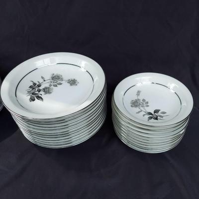 Vintage Nocturne Yamaka Japan Eight Place Setting China Set (OB4-BBL)