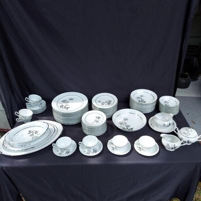 Vintage Nocturne Yamaka Japan Eight Place Setting China Set (OB4-BBL)