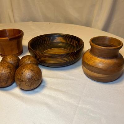 Handcrafted Wooden Bowls, Vases, Pitcher & More (DR-RG)