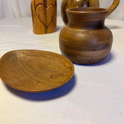 Handcrafted Wooden Bowls, Vases, Pitcher & More (DR-RG)