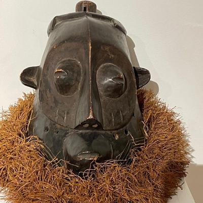1940s Baboon face KUBA Mask from Zaire