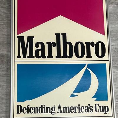 MARLBORO Defending Americas Cup SAN DIEGO 1988 Poster