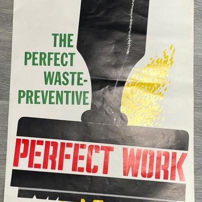 POSTER. The Perfect Waste Preventive Perfect Work/ Elliot Service Company Inc