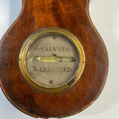 P SALVADE WARRANTED BAROMETER ENGLISH c.1890s #3