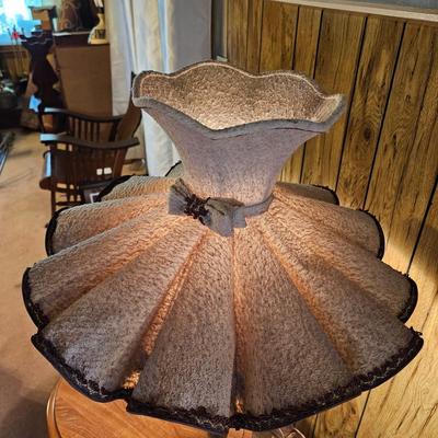 Unique Side Table Lamp & Shade  (LR-JS)