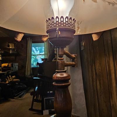 Unique Side Table Lamp & Shade  (LR-JS)