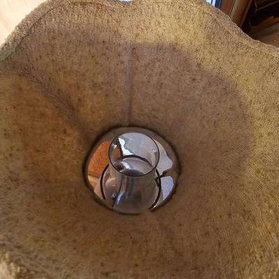 Unique Side Table Lamp & Shade  (LR-JS)