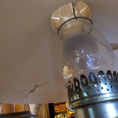 Unique Side Table Lamp & Shade  (LR-JS)