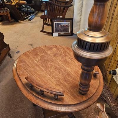 Unique Side Table Lamp & Shade  (LR-JS)