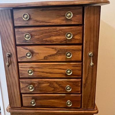 Solid Wood Jewelry Chest