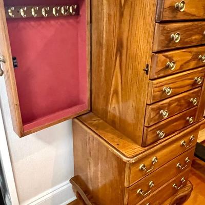 Solid Wood Jewelry Chest