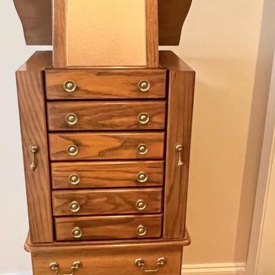 Solid Wood Jewelry Chest