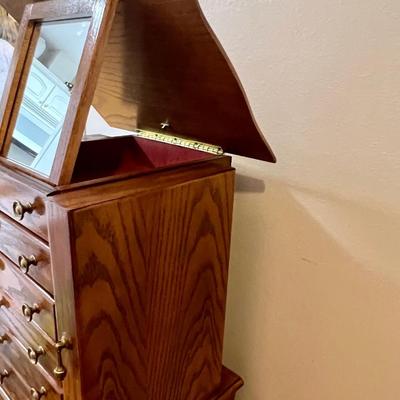 Solid Wood Jewelry Chest