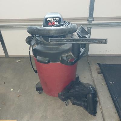 6.0 SHOP-VAC WITH ATTACHMENTS