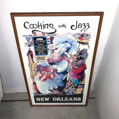 FRAMED COOKING WITH JAZZ NEW ORLEANS