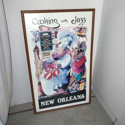 FRAMED COOKING WITH JAZZ NEW ORLEANS