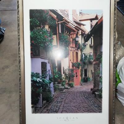 NICE FRAMED PICTURE OF ITALY