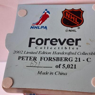 NHLPA NHL Forever Collectible Peter Forsberg -21 - C 671 of 5,021 Bobble Head Avalanche