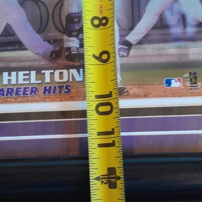 Colorado Rockies Collectible TODD HELTON 2500 Career Hits Framed, and Numbered HIGHLAND MINT