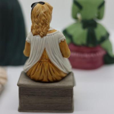 Collection of Four Little Women Fine Porcelain Figurines