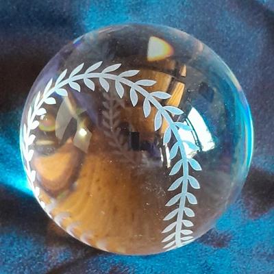 Colorado Rockies Etched 25 1992-2018 Glass Baseball in case