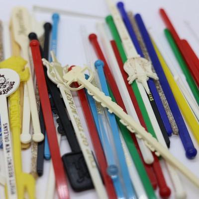 Vintage Swizzle Sticks/Cocktail Stirrers