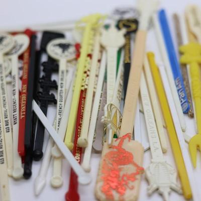 Vintage Swizzle Sticks/Cocktail Stirrers