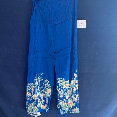 Vintage Kimono Robe and Bottoms