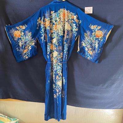 Vintage Kimono Robe and Bottoms