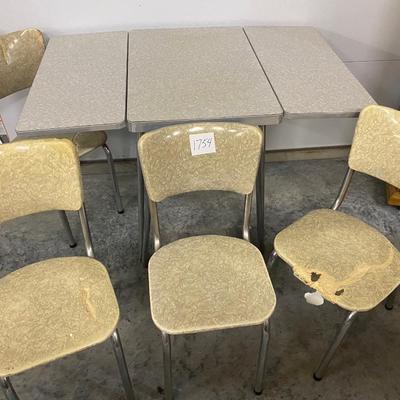 Vintage Jefferson E-Z Dinette Table and Chairs