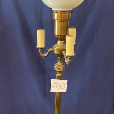 Vintage Torchiere Floor Lamp