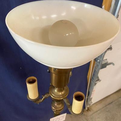 Vintage Torchiere Floor Lamp