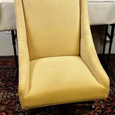 Linen Office Chair 