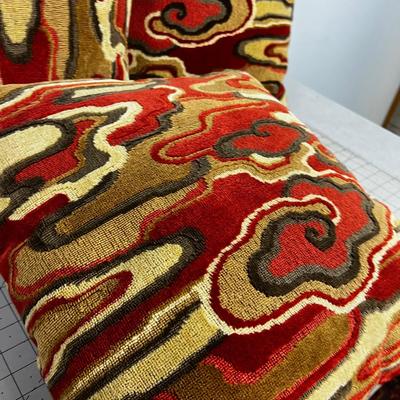 Sculped Fabric Decorative Pillows