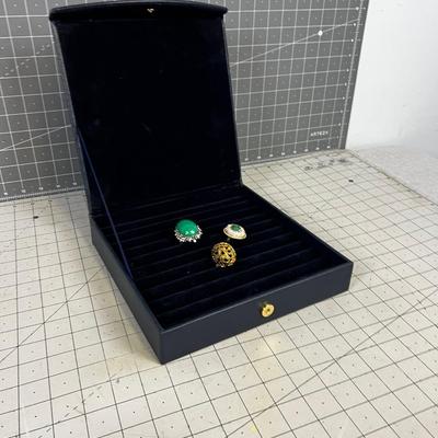 Vintage Ring Box VELVET 