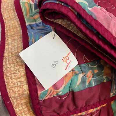 One Vintage Dish QUILT NEW 