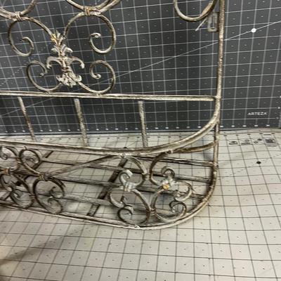 2 Iron Decorative Wall Hanging Boxes 