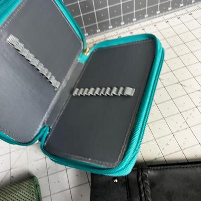 Purses & Wallets; Gray, Green, Turquoise