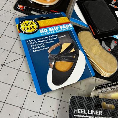 Shoe foot Pads and Heel Liners etc.