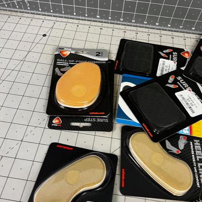 Shoe foot Pads and Heel Liners etc.
