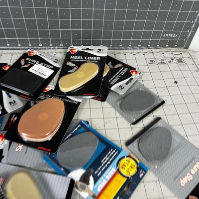 Shoe foot Pads and Heel Liners etc.