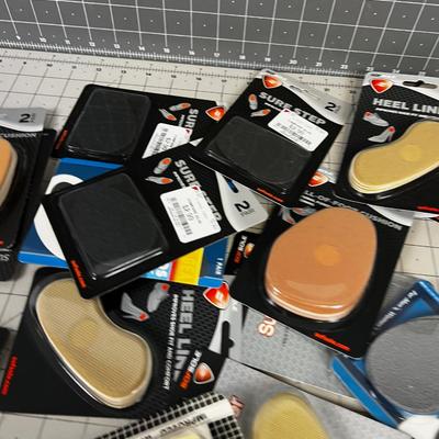 Shoe foot Pads and Heel Liners etc.