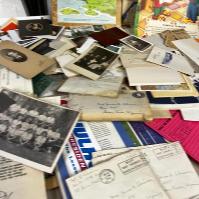 Largest Lot of PAPER EPHEMERA: Photo, News Paper, Maps, Manuals, Atlas, 