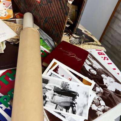 Largest Lot of PAPER EPHEMERA: Photo, News Paper, Maps, Manuals, Atlas, 