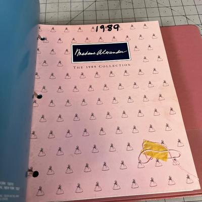 Calling all Doll Collectors: Madame Alexander Binder of Catalogs from Mid 80's to Mid 90's 