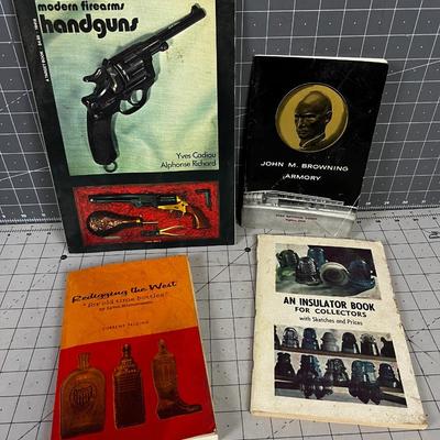 Books for Collectors Of Guns, Bottles and Insulators